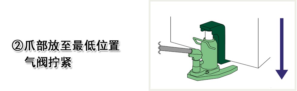 爪式千斤頂?shù)恼_使用方法！
